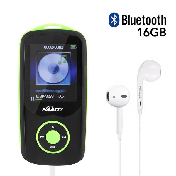 Puersit HiFi Bluetooth 4.0 16GB MP3 Player