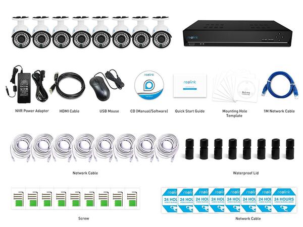 Reolink PoE IP Security Camera System